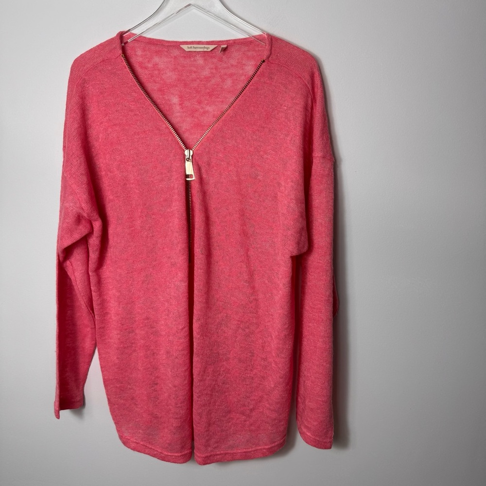 Soft Surroundings Valentina Zip Sweater size 2x 2205